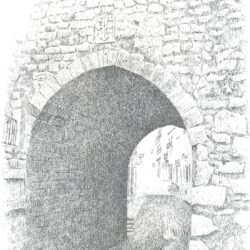 Arco de San Lorenzo. Parte de la antigua iglesia del mismo nombre, declarado Monumento Nacional en 1977. Juan E. Latorre.