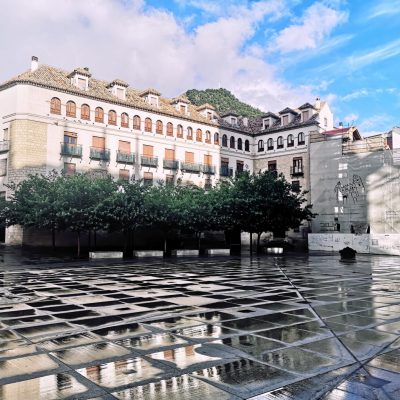 Tablero de Ajedrez en la Plaza de Santa María - JAVIER LEÓN COTARELO